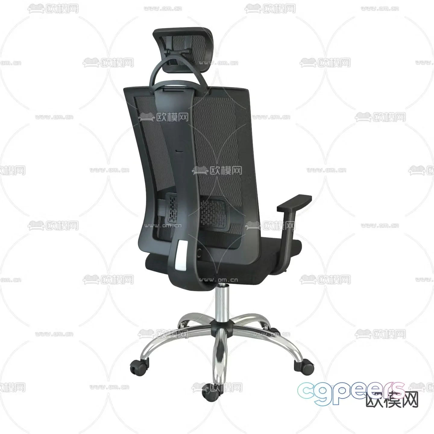 Mesh office chair 3d model
