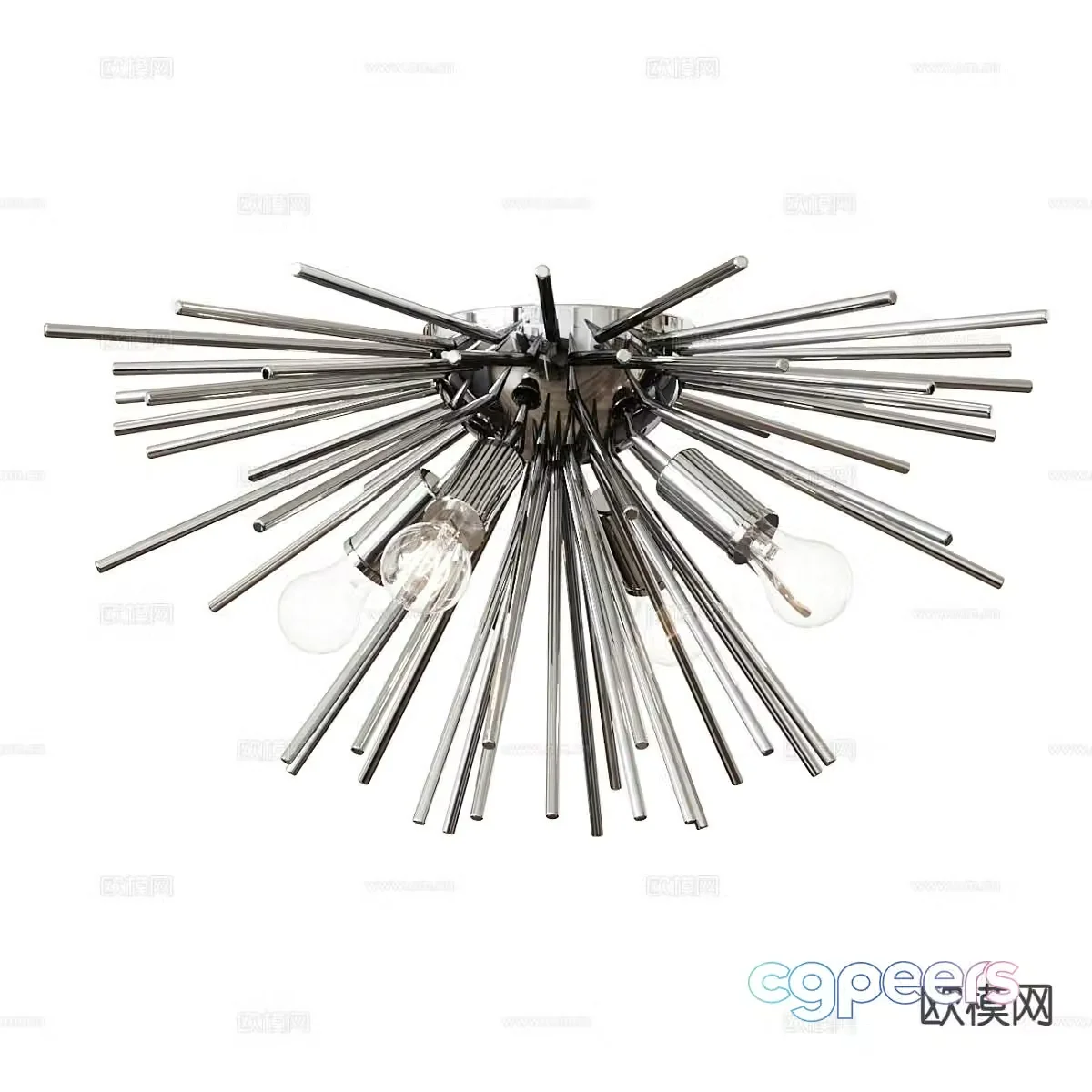 Light luxury ceiling lamp 3D model