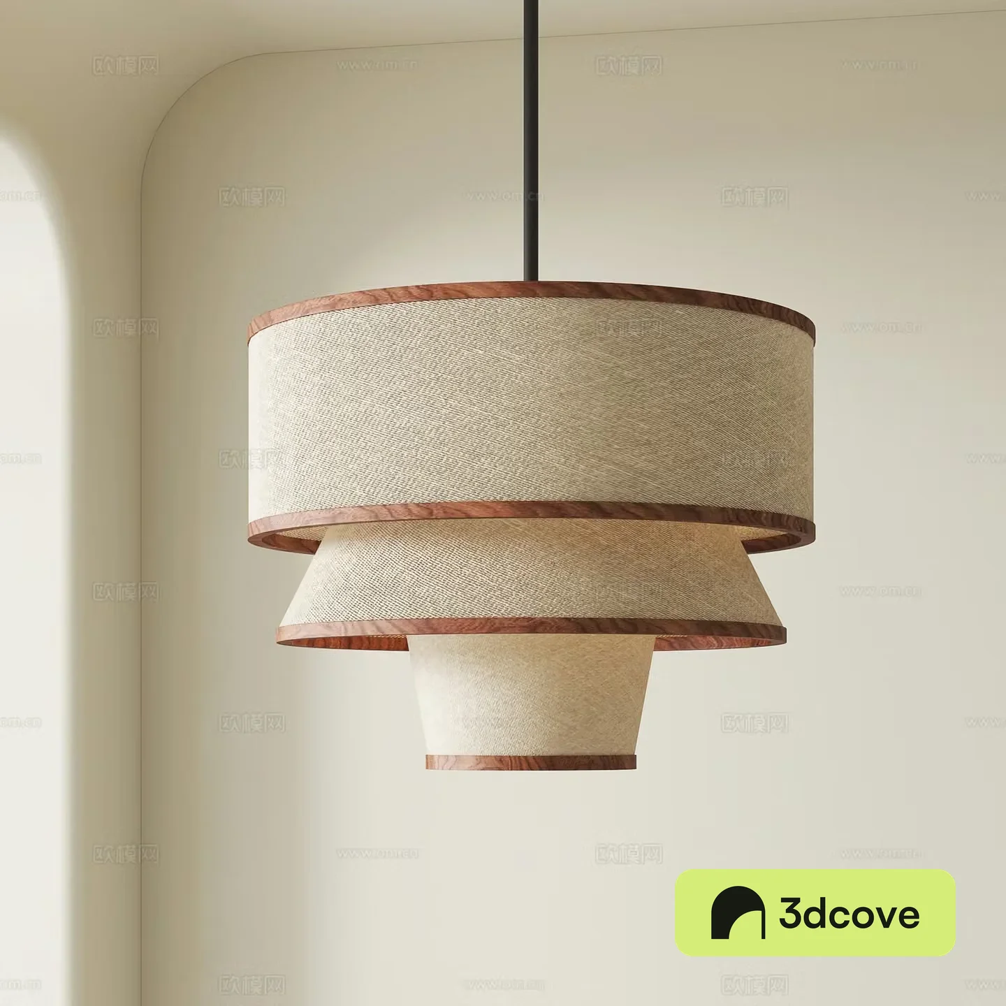 Medieval style art chandelier