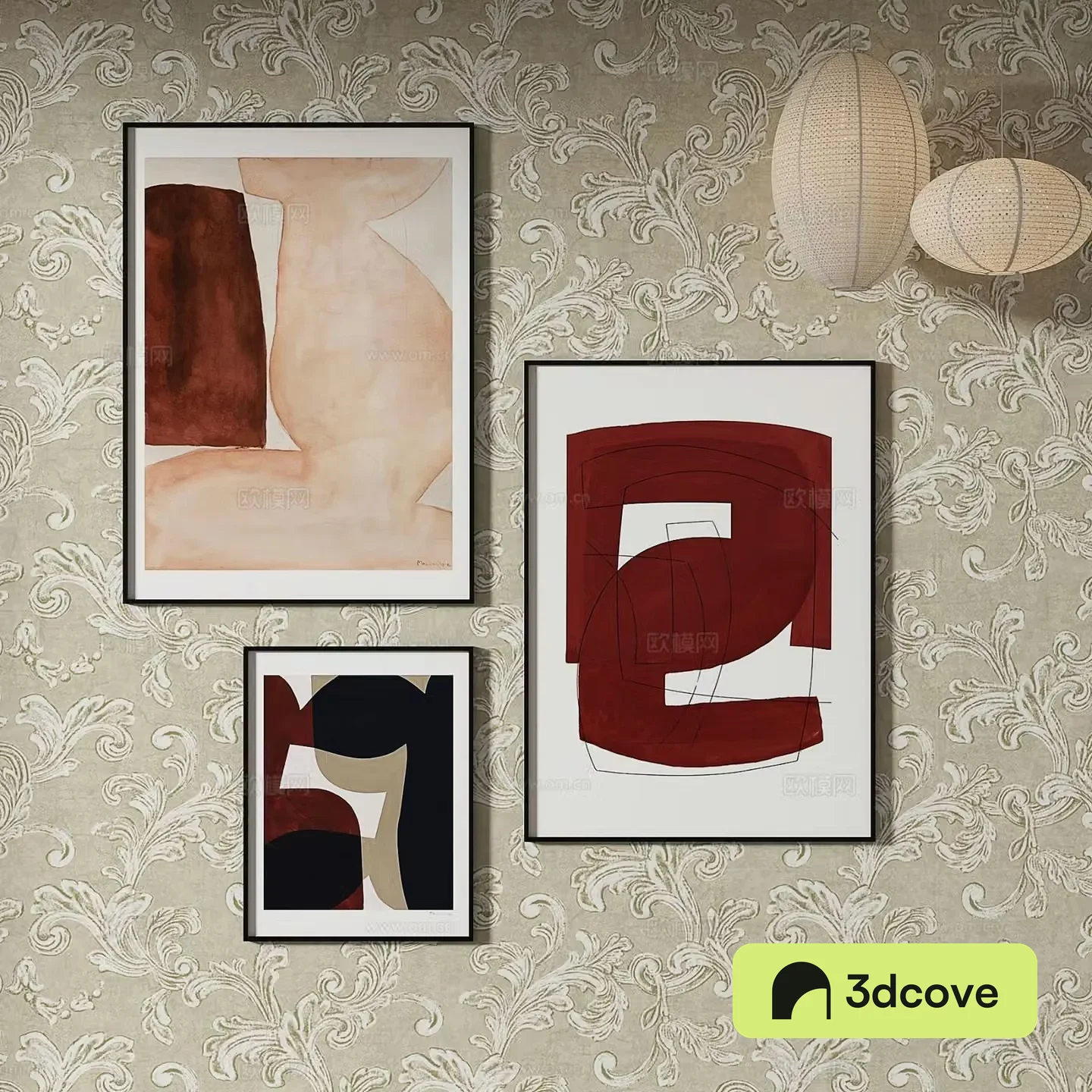 Simple European decorative painting art painting hanging painting