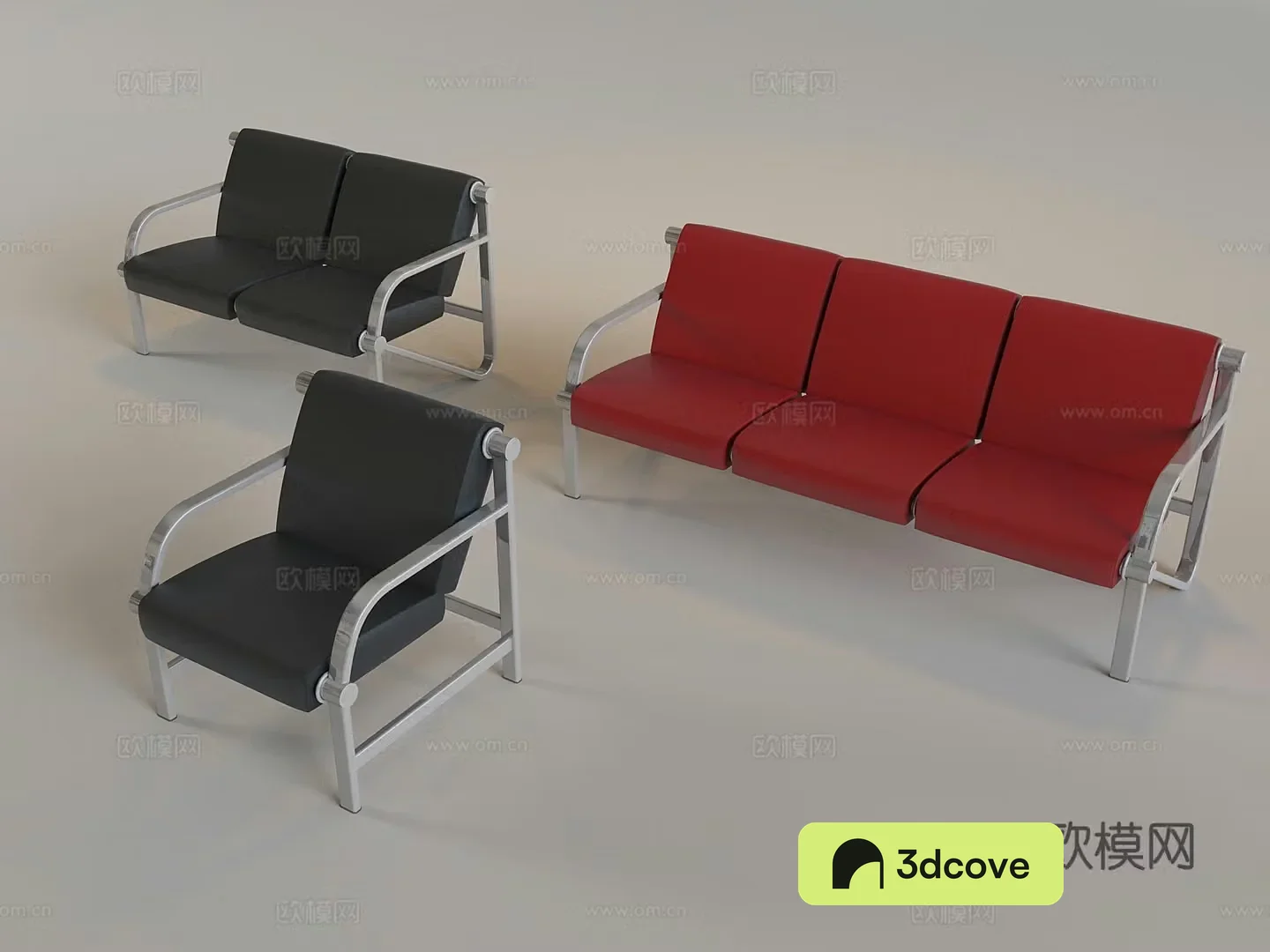 Stainless steel public row chairs waiting chairs infusion chairs airport station rest chairs