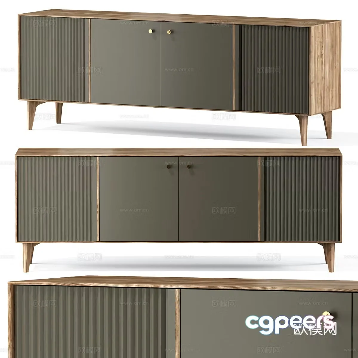 Modern Elita TV Cabinet 3D Model