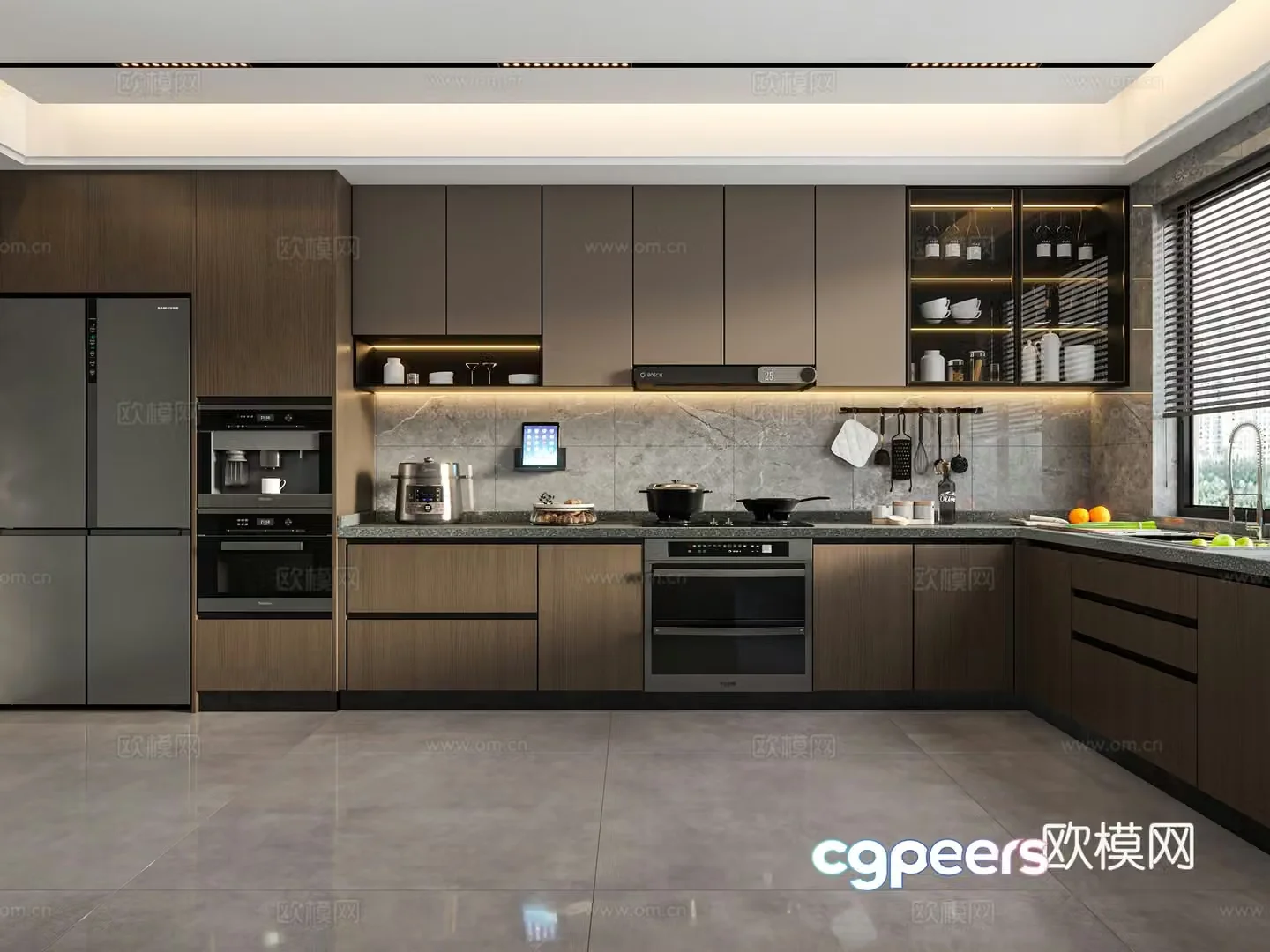 Italian kitchen 3d model