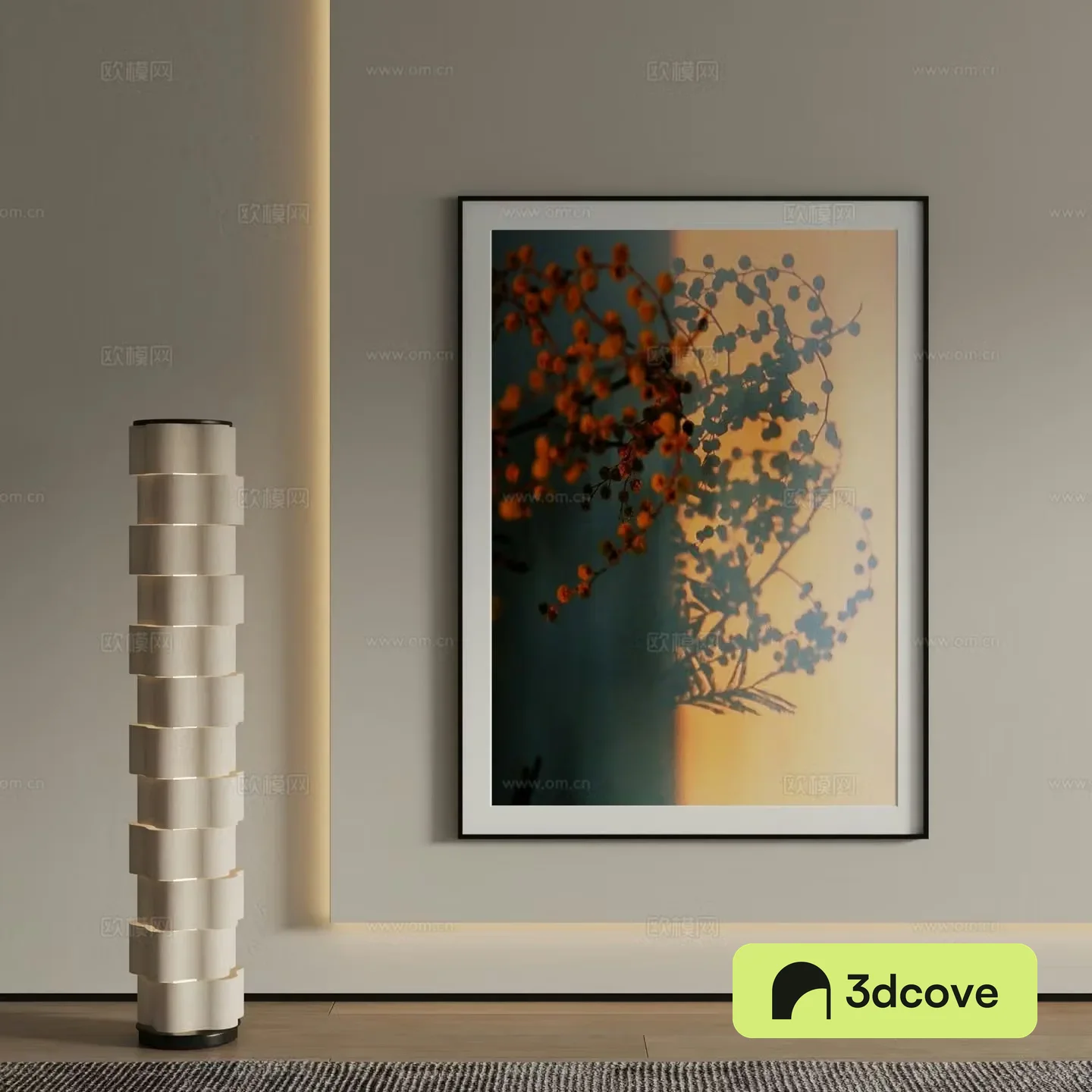 Modern decorative painting Abstract shadow painting