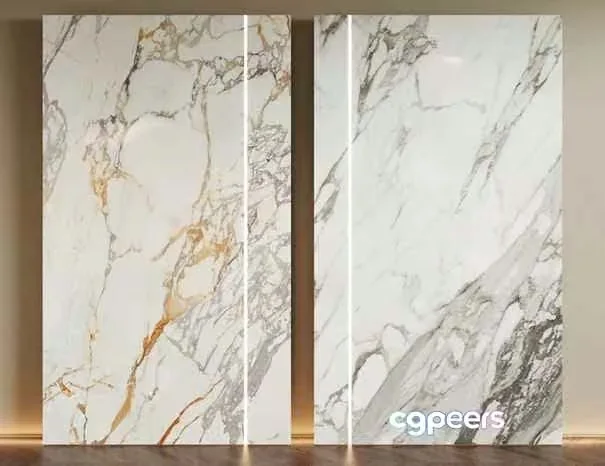 Marble Wall Panels 3D Model – 13277 – VRAY Render