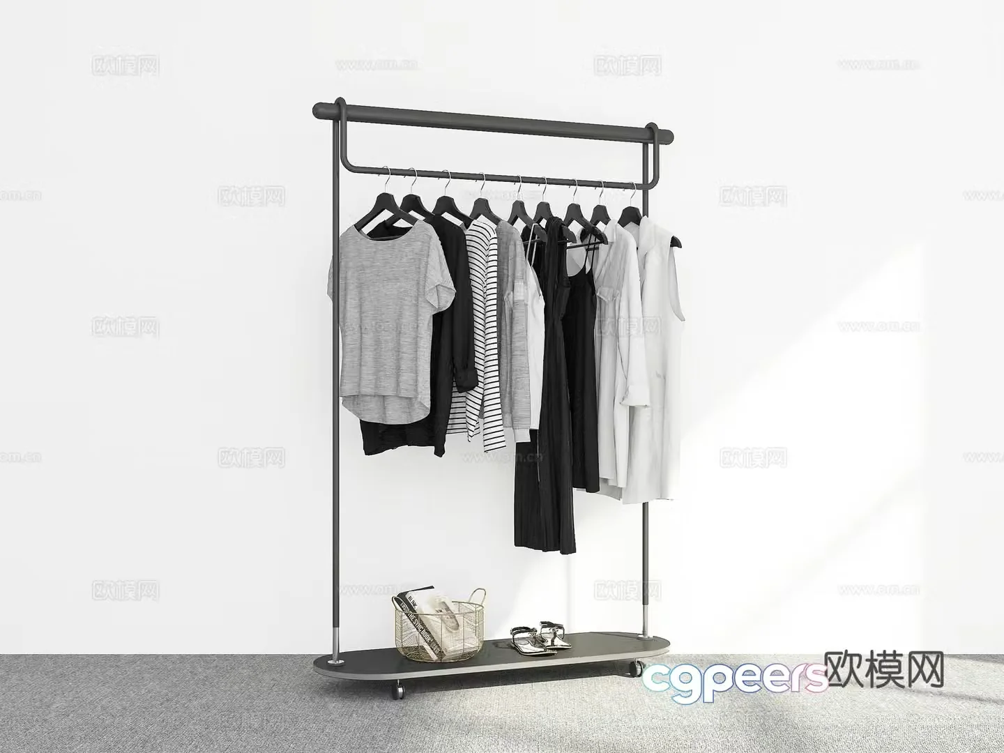 Modern hanger 3d model
