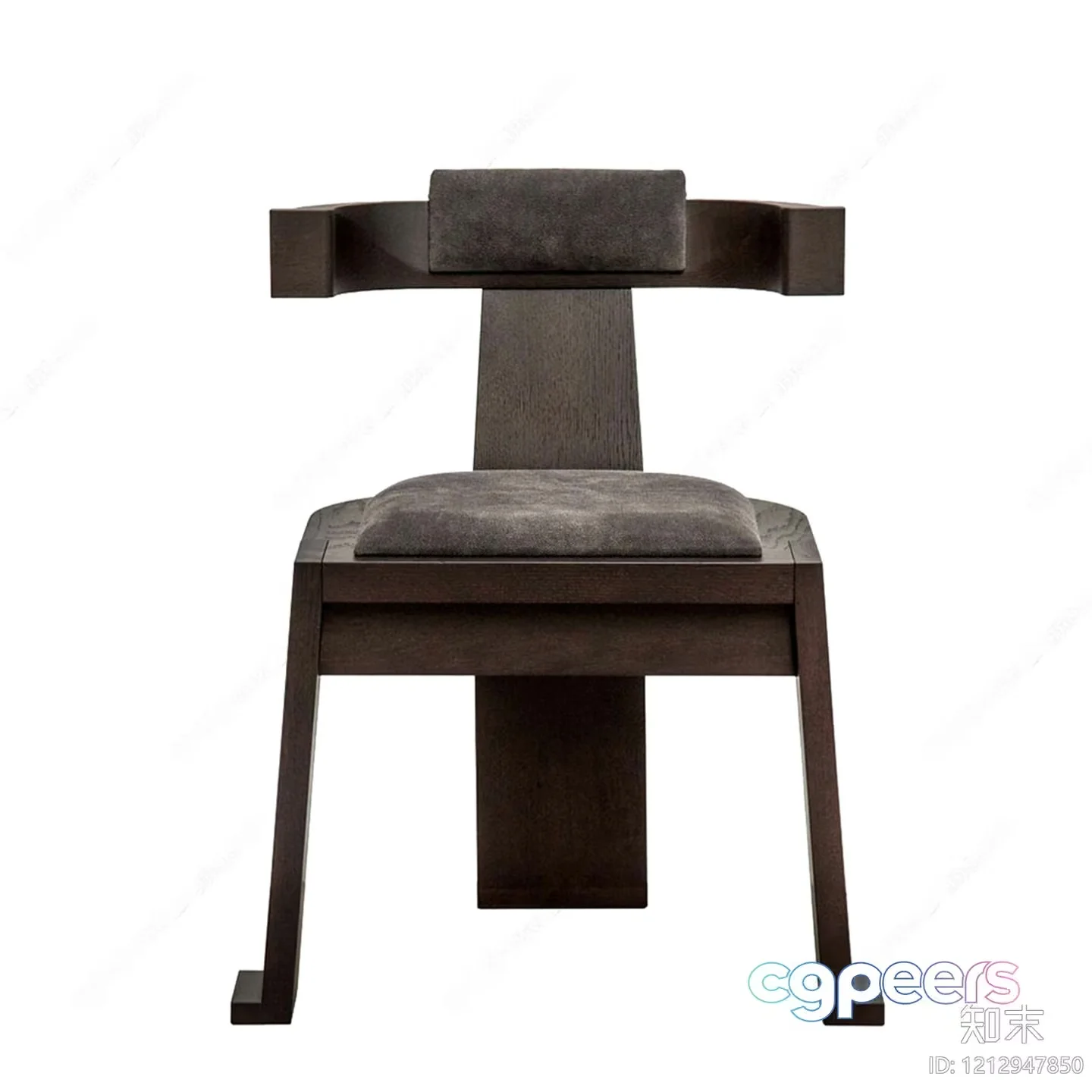 A Dark Brown Chair 3D Model – 4993 – VRAY Render