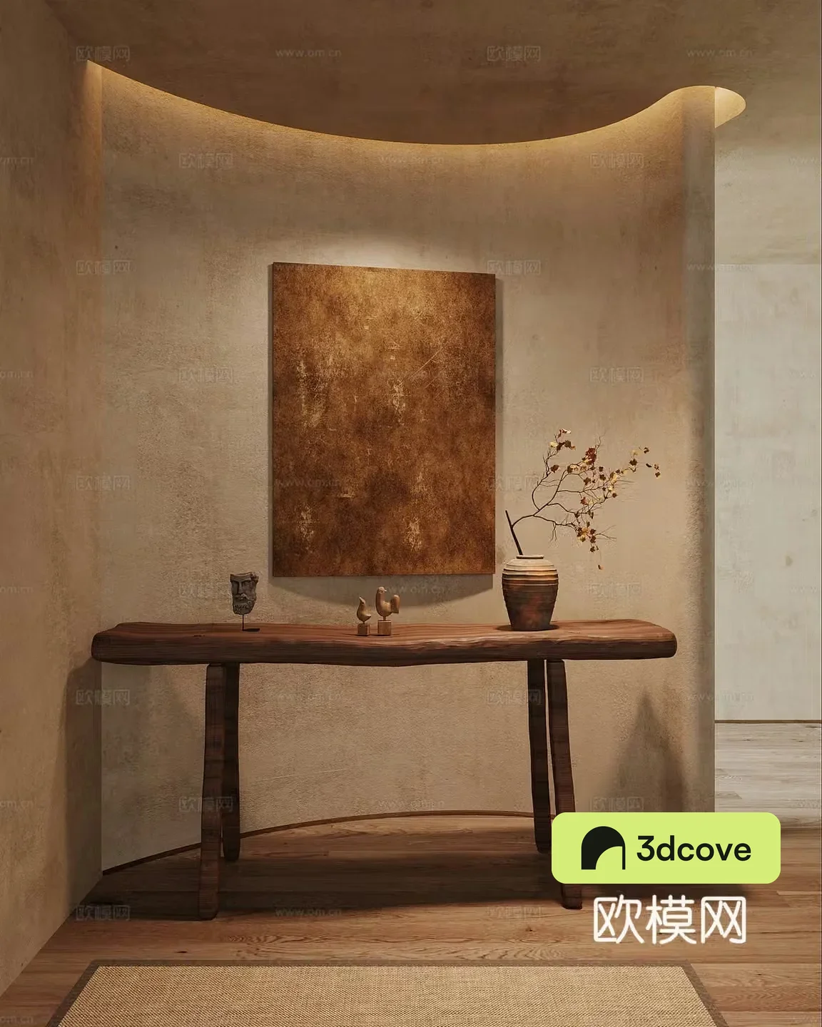 The Middle Style Terrace The 3D Model