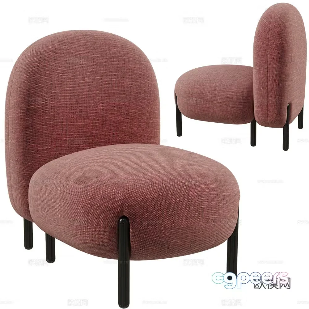 Single sofa 3d model