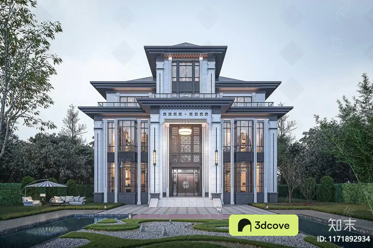 A Large Modern House
