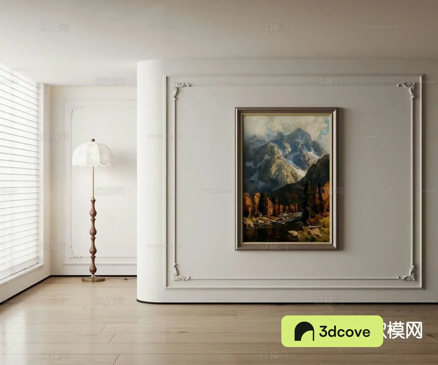 American decorative painting landscape oil painting