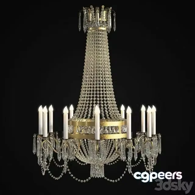 3ds Max Free – Classic Chandelier