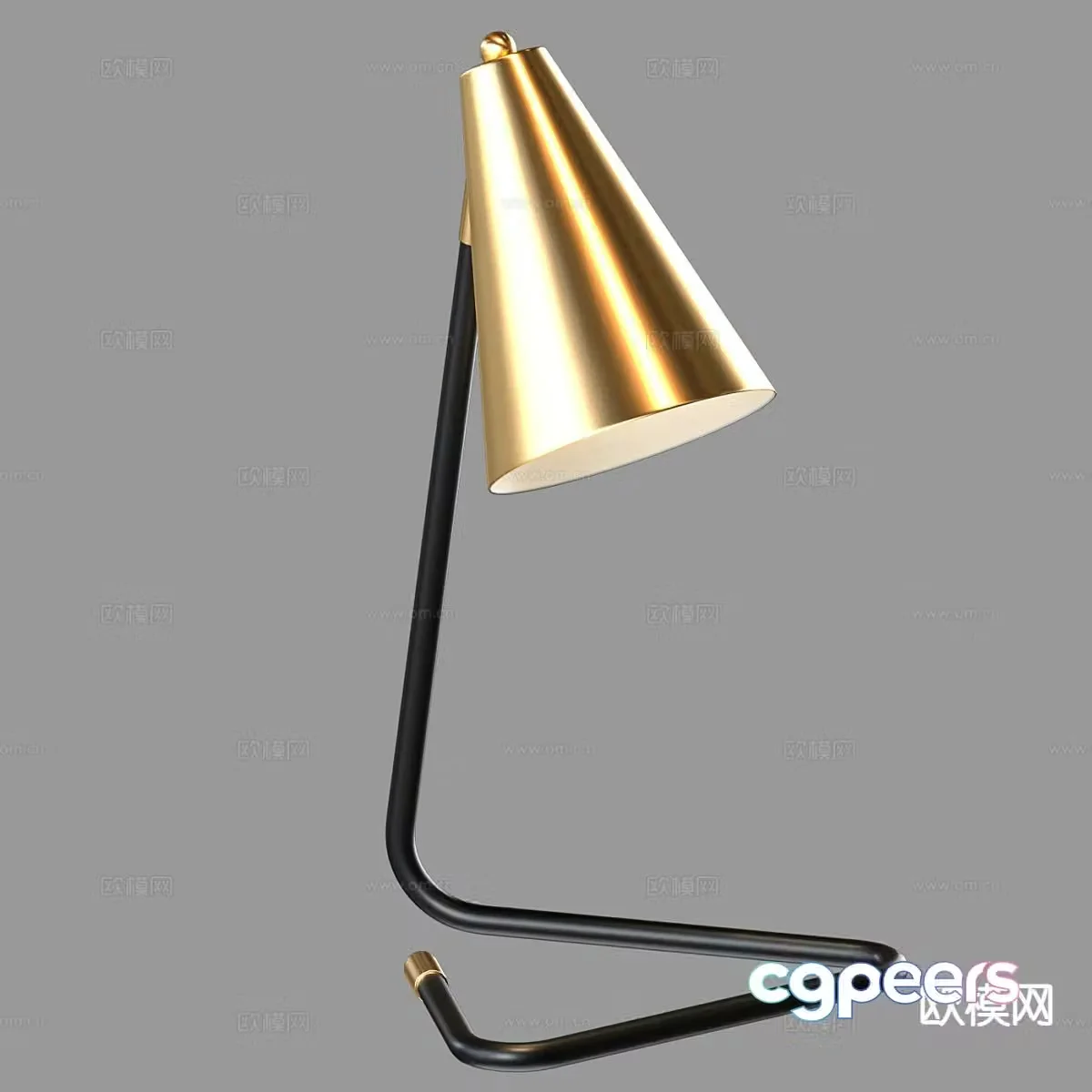Modern desk lamp reading lamp 3d model