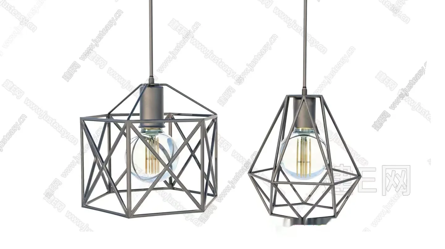 Modern Light Fixtures 3D Model – 8324 – VRAY Render