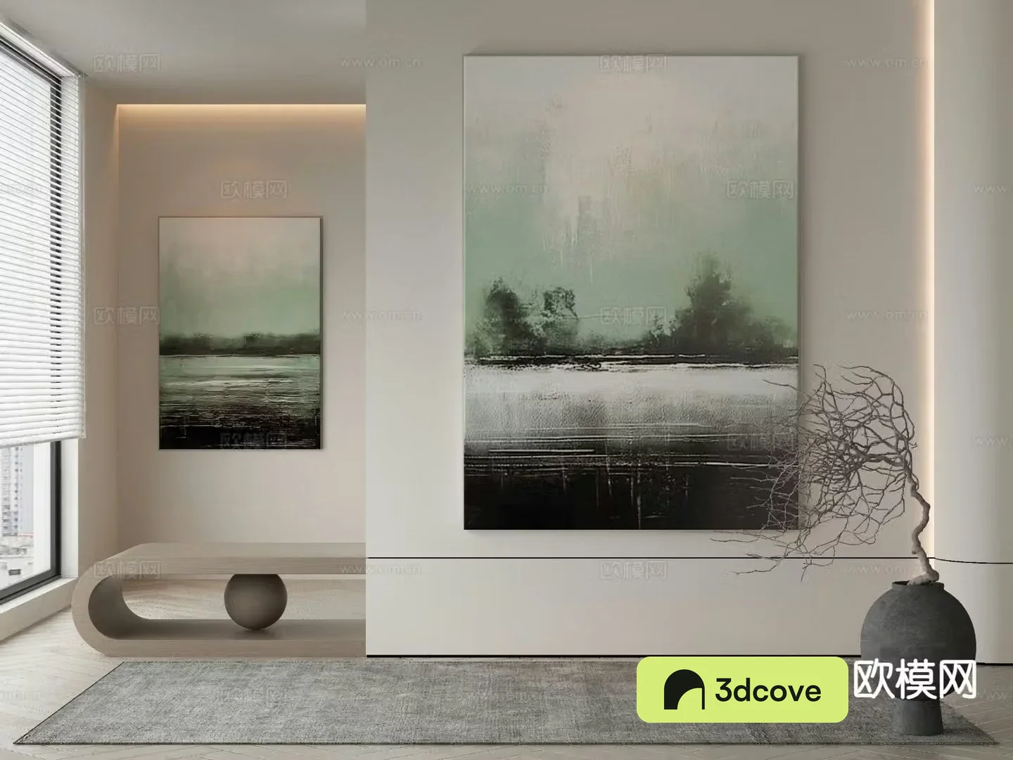 Wabi-sabi art painting texture painting decorative painting
