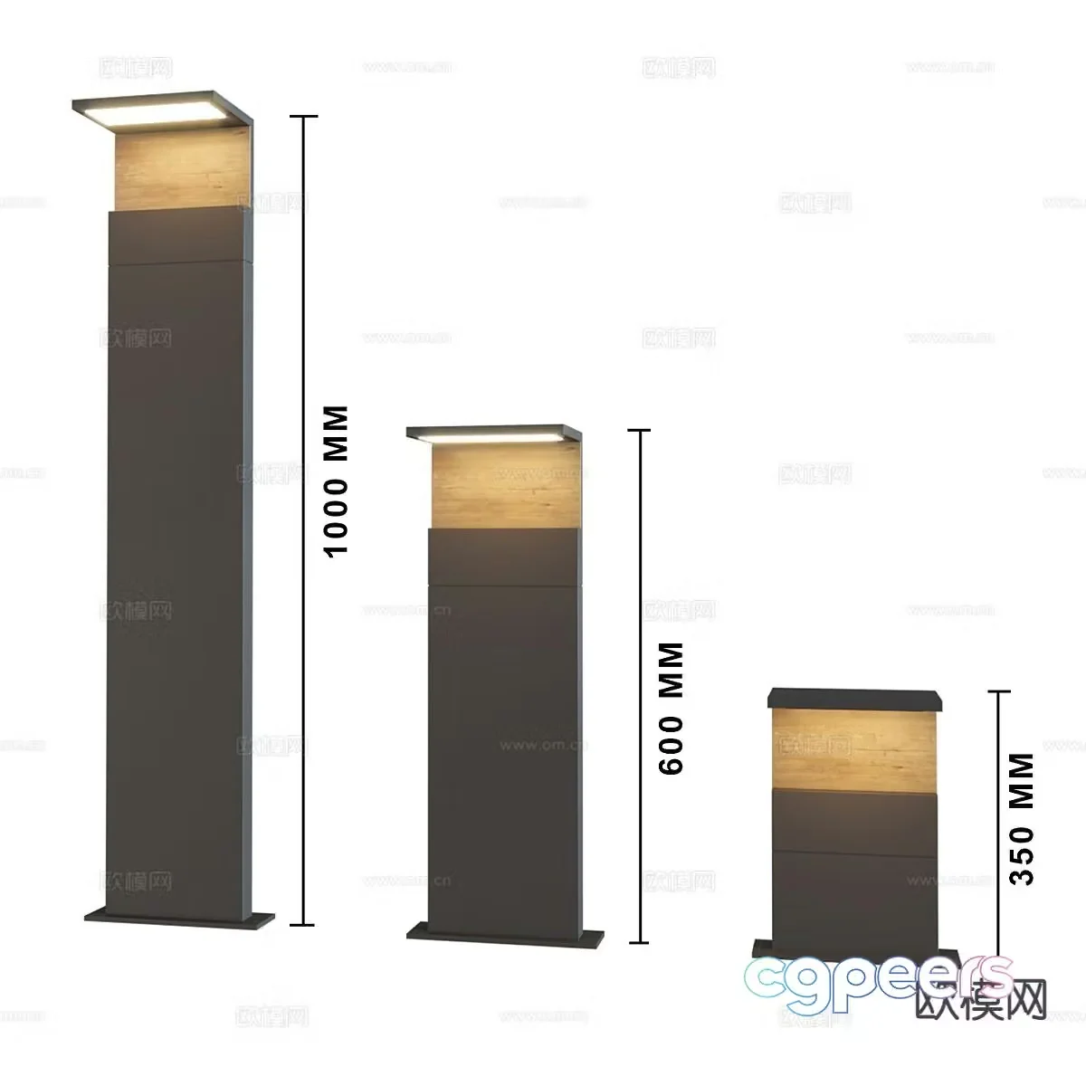 outdoor lamp street lamp 3d model