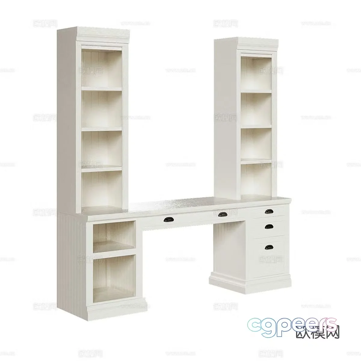 nordic desk 3d model