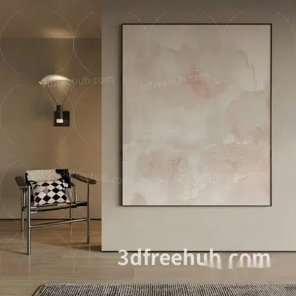 Modern Living Room 3D Model – 21264 – VRAY Render