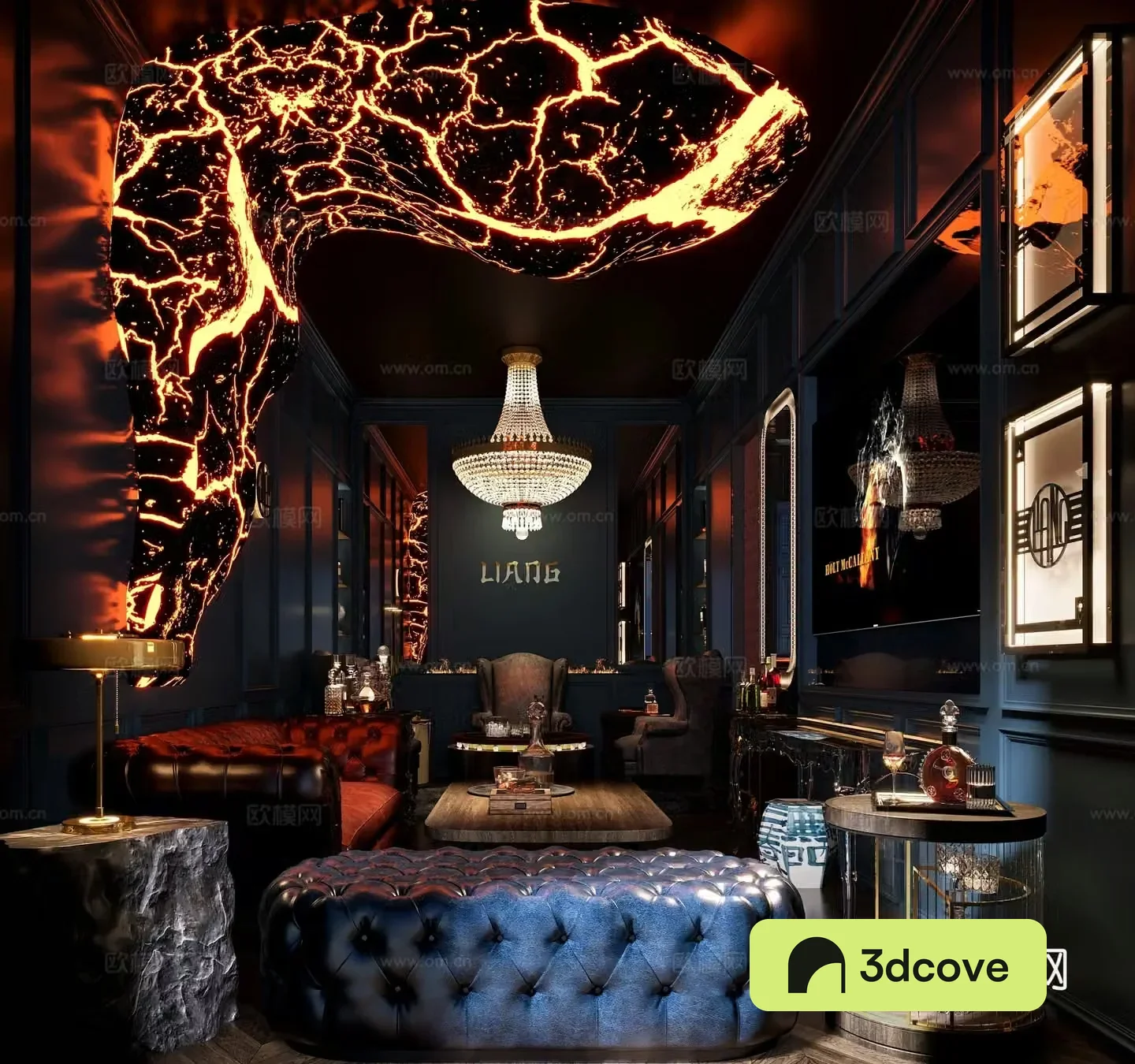 American bar pub