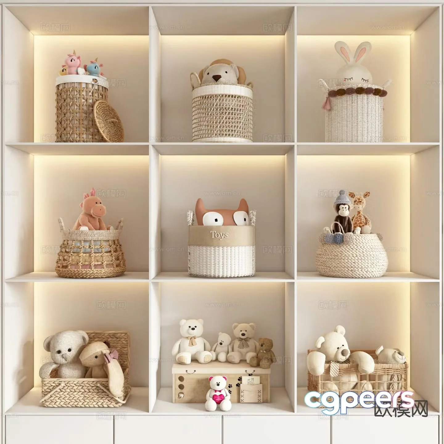 Children’s toys plush doll 3d model