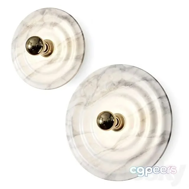 3ds Max Free – Aromas Del Campo Wave Wall Lamps