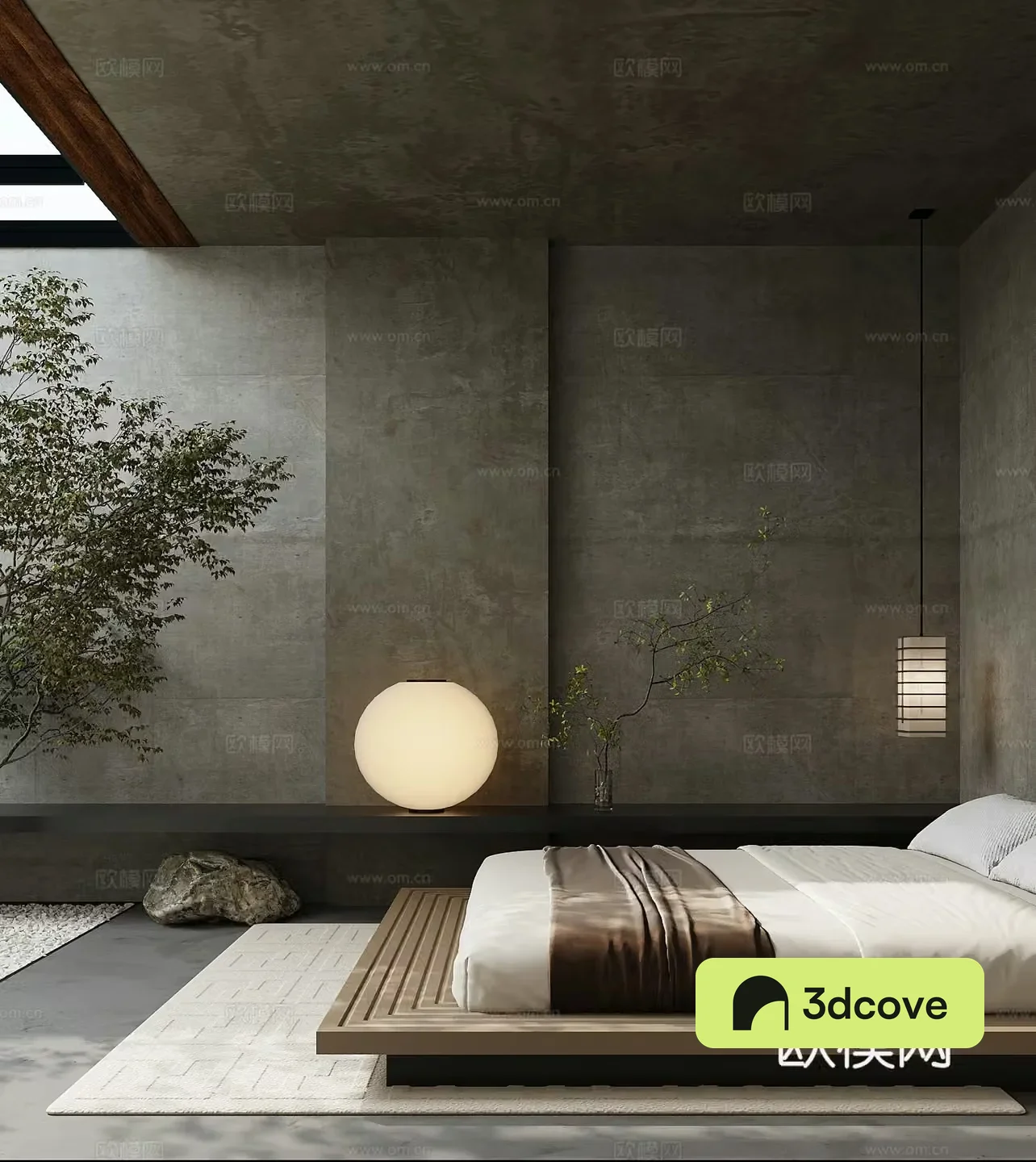 Wasabi bedroom 3d model