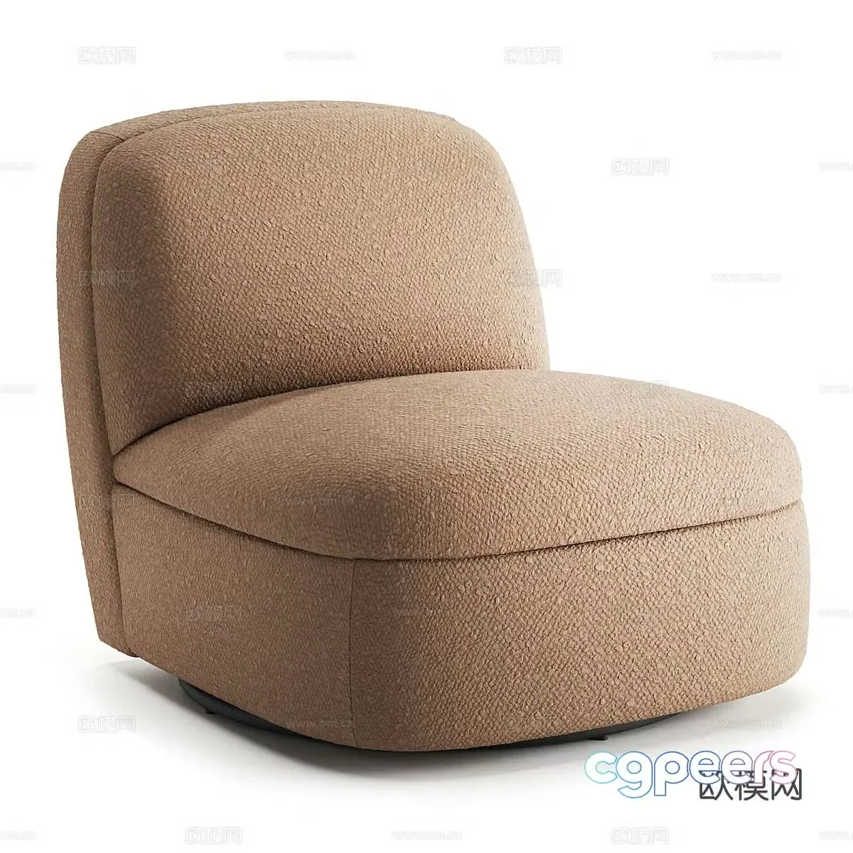Single sofa leisure sofa 3d model