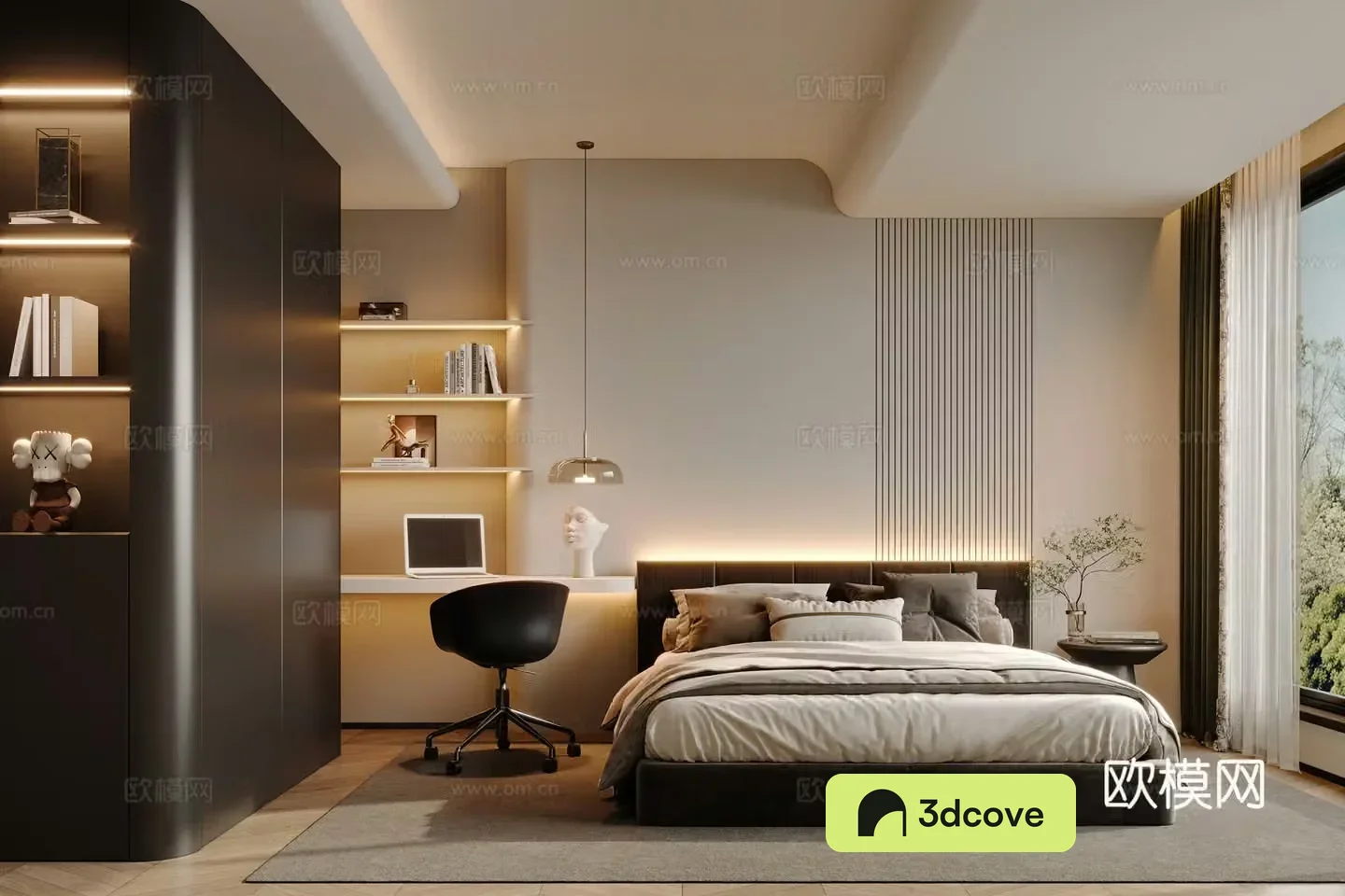 Modern bedroom