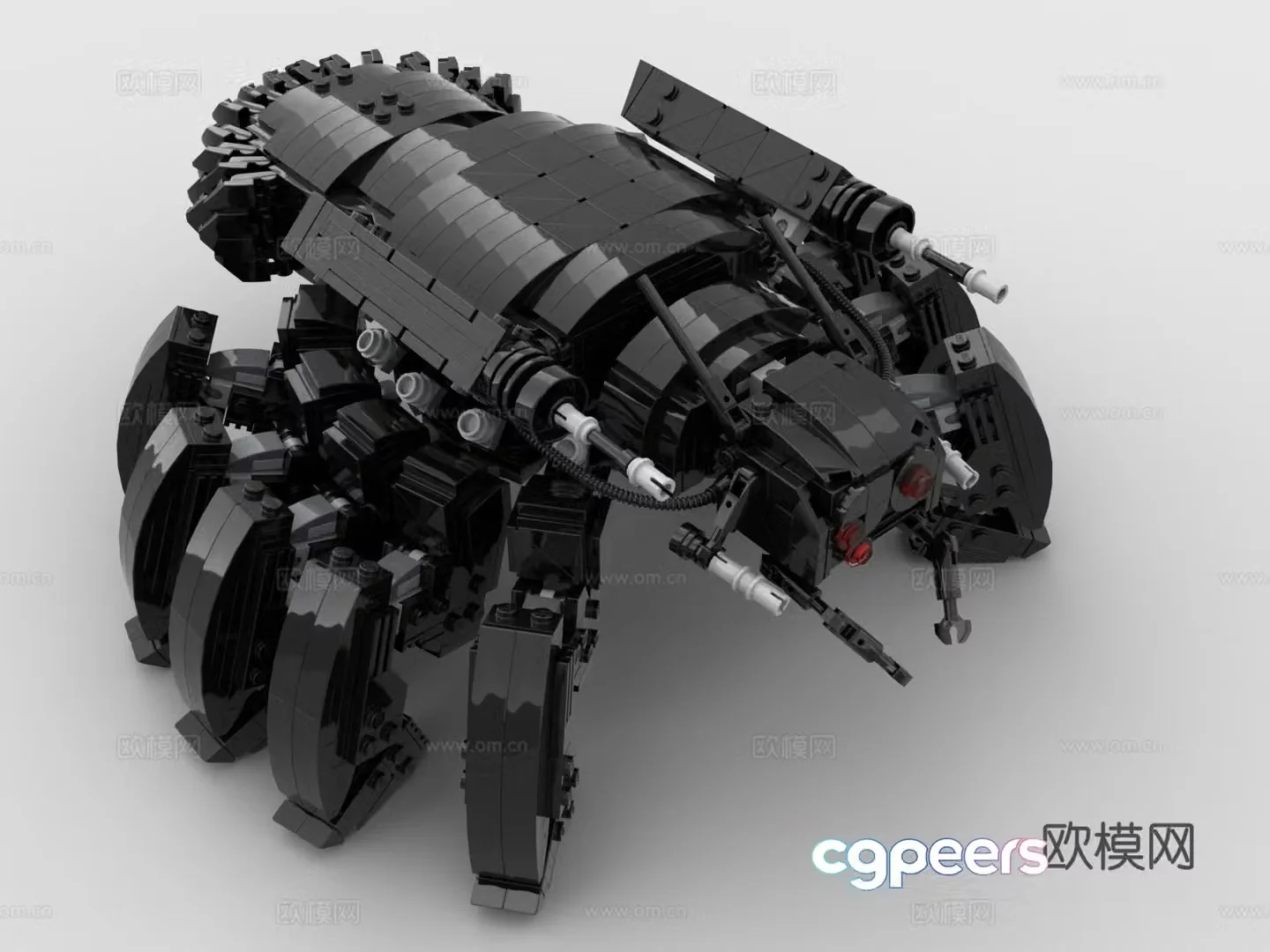 LEGO LEGO toys building blocks battle robot mecha warrior 3d model