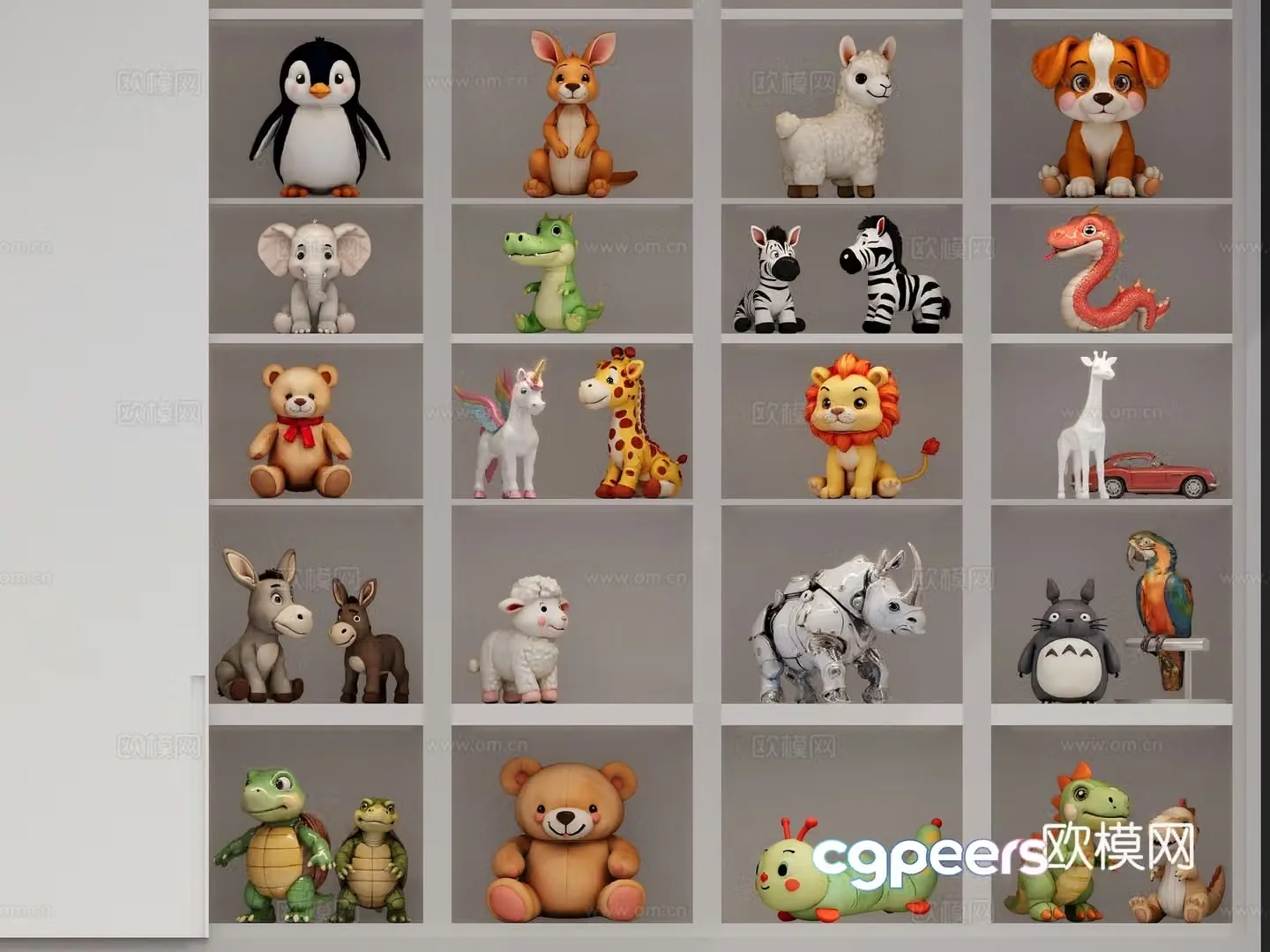 Children’s toy cabinet 3d model