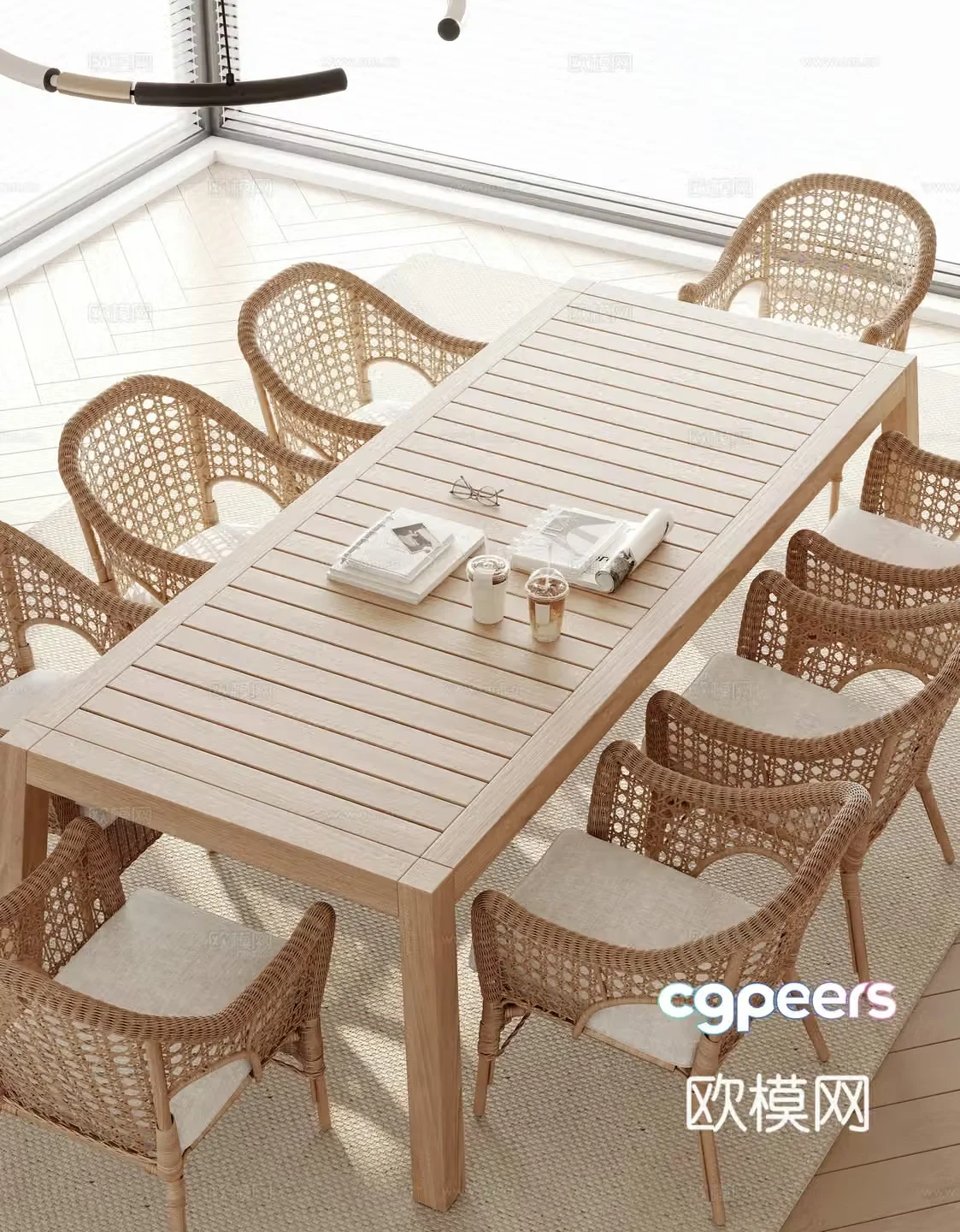 Outdoor tables and chairs camping tables and chairs 3d model