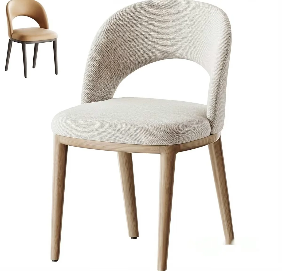 Wooden Dining Chair 3D Model – 23310 – VRAY Render
