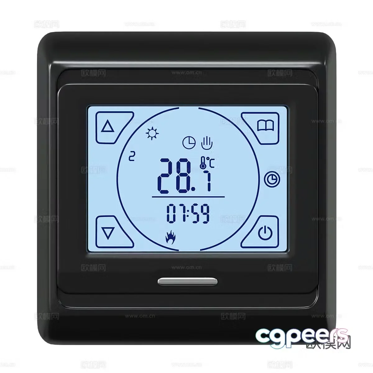 Temperature controller 3D model