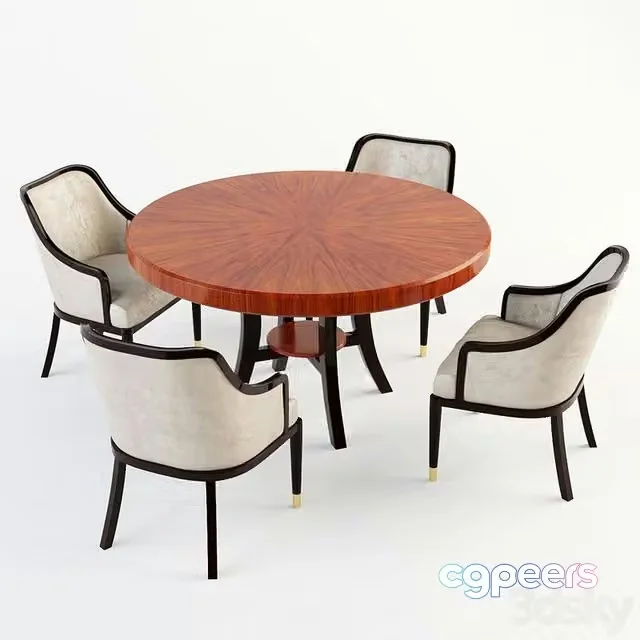 3ds Max Free – Jonathan Charles – Table and Chair