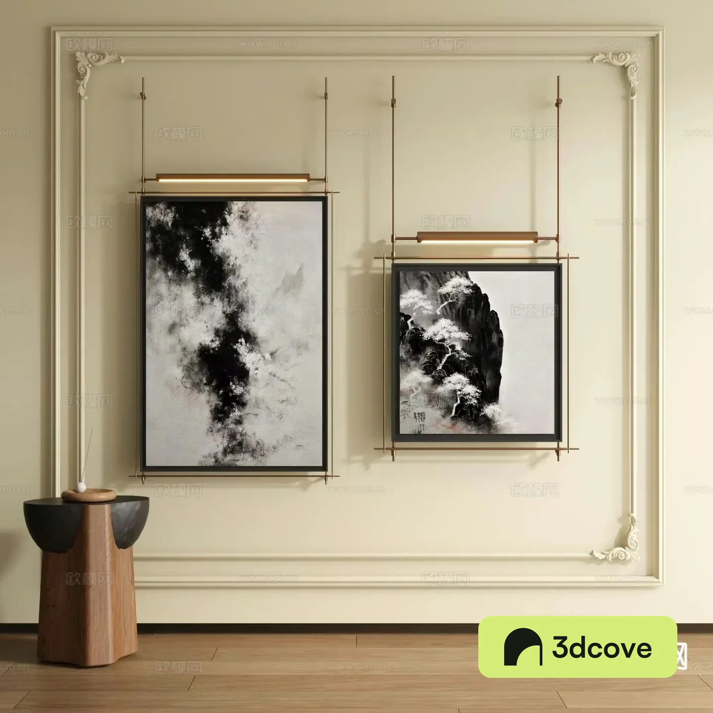 Modern art painting decorative painting
