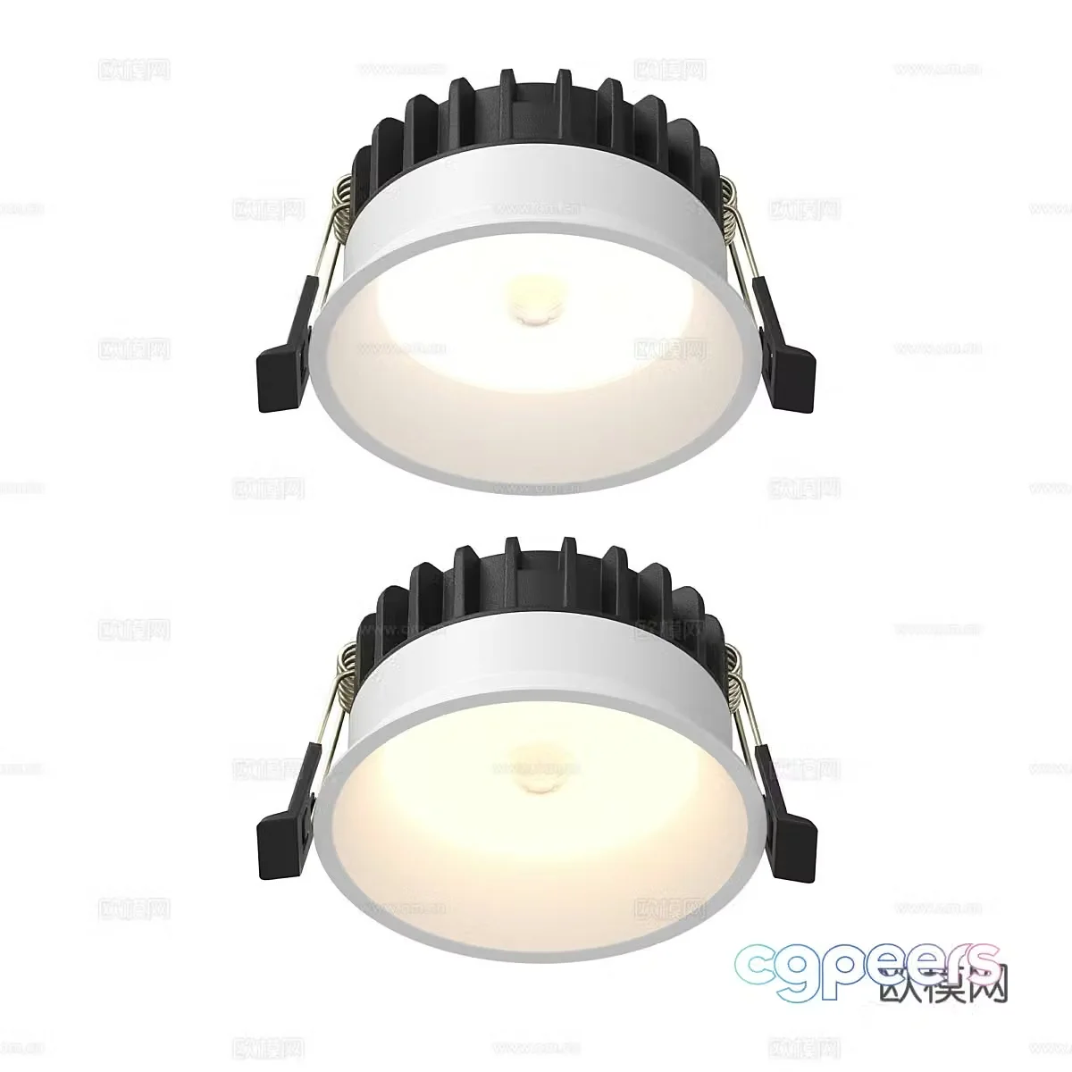 Modern simple downlight spotlight exhibition downlight exhibition spotlight lamp 3d model