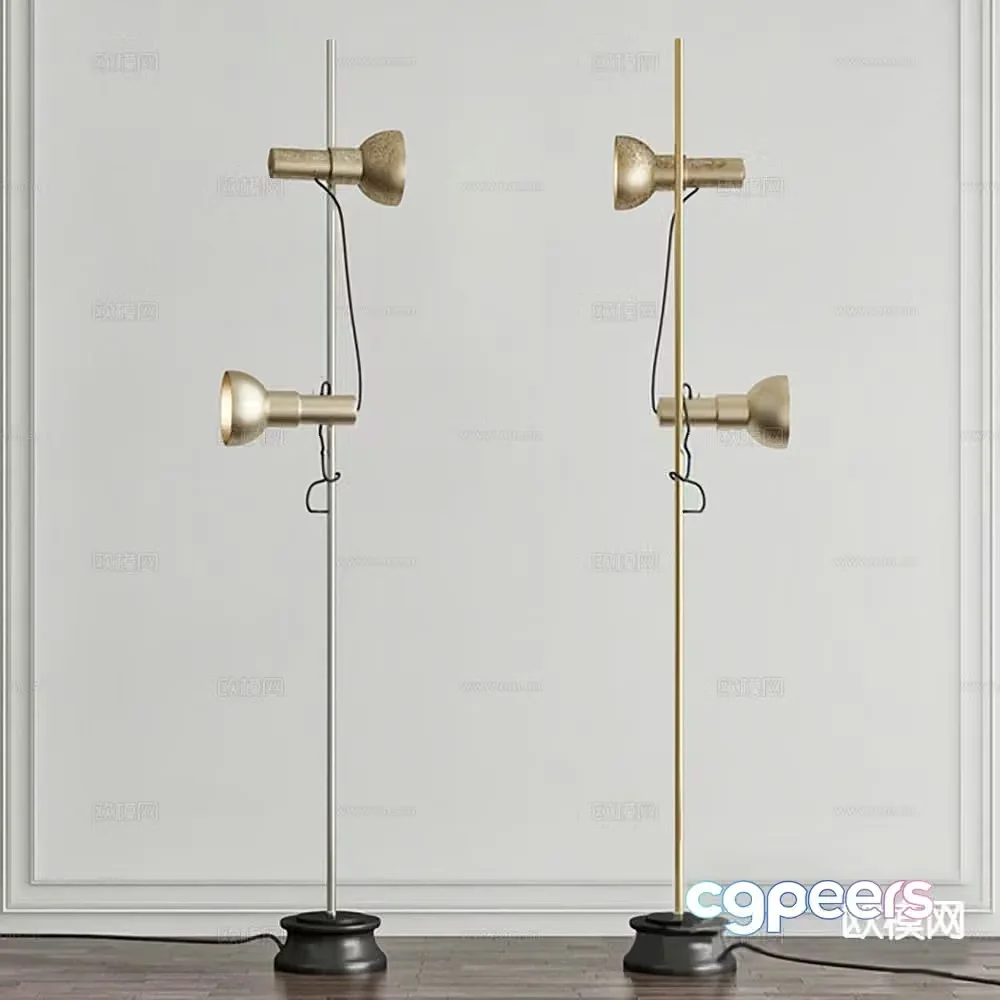 Light luxury lighting decorative lamp art lamp floor lamp 3D model