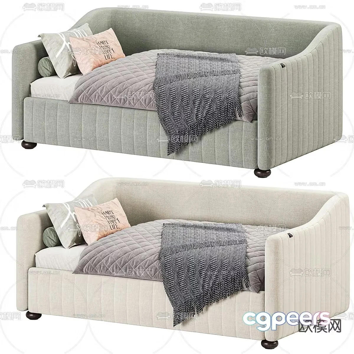 Children’s bed sofa bed 3d model