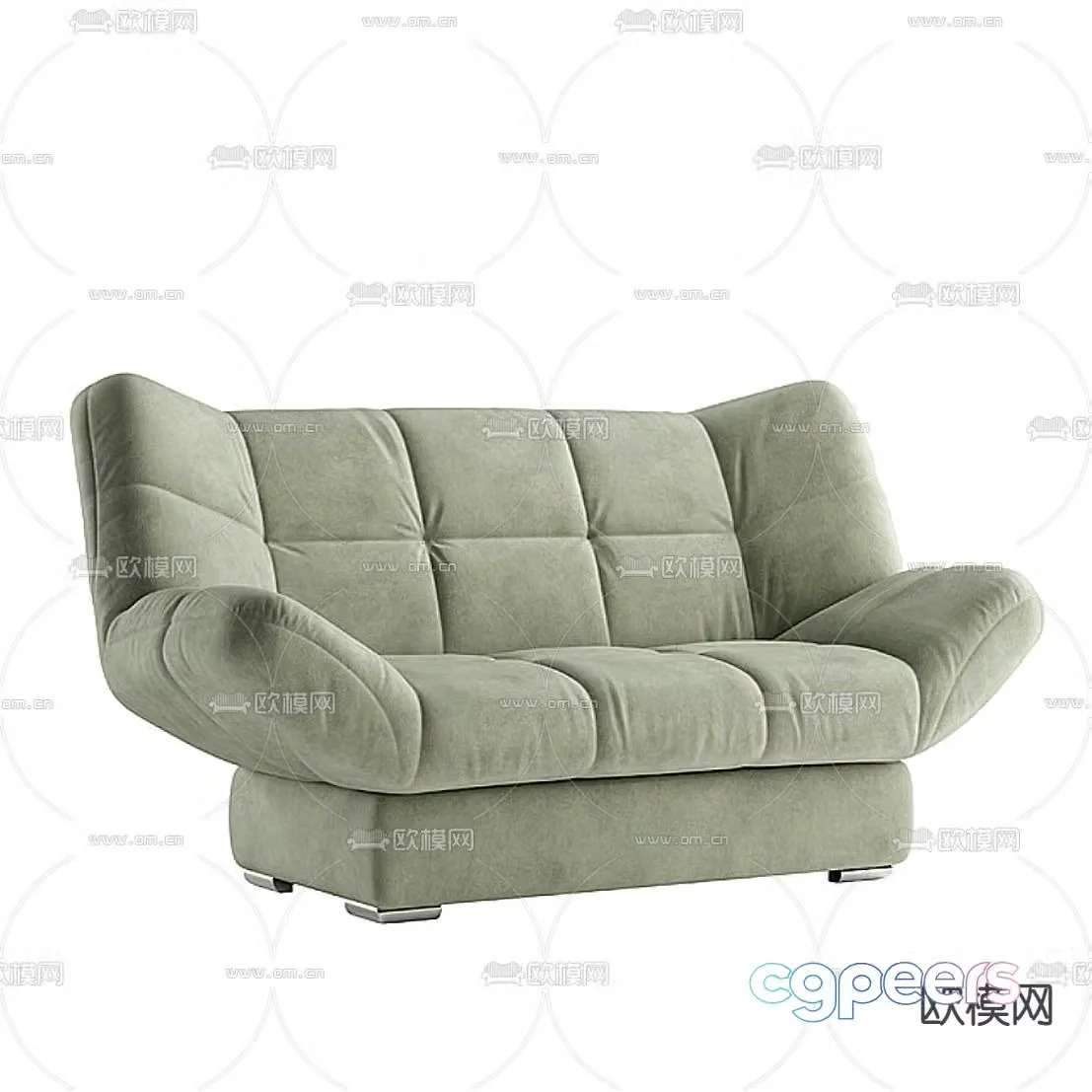 FLEXFORM fabric leisure sofa 3d model