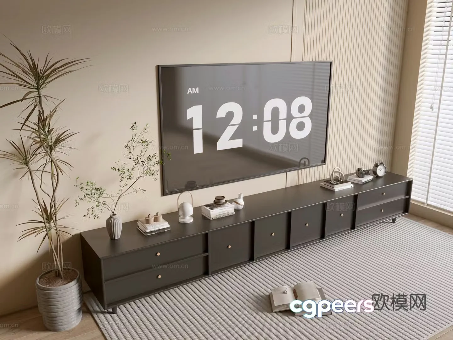 Modern TV cabinet 3d model