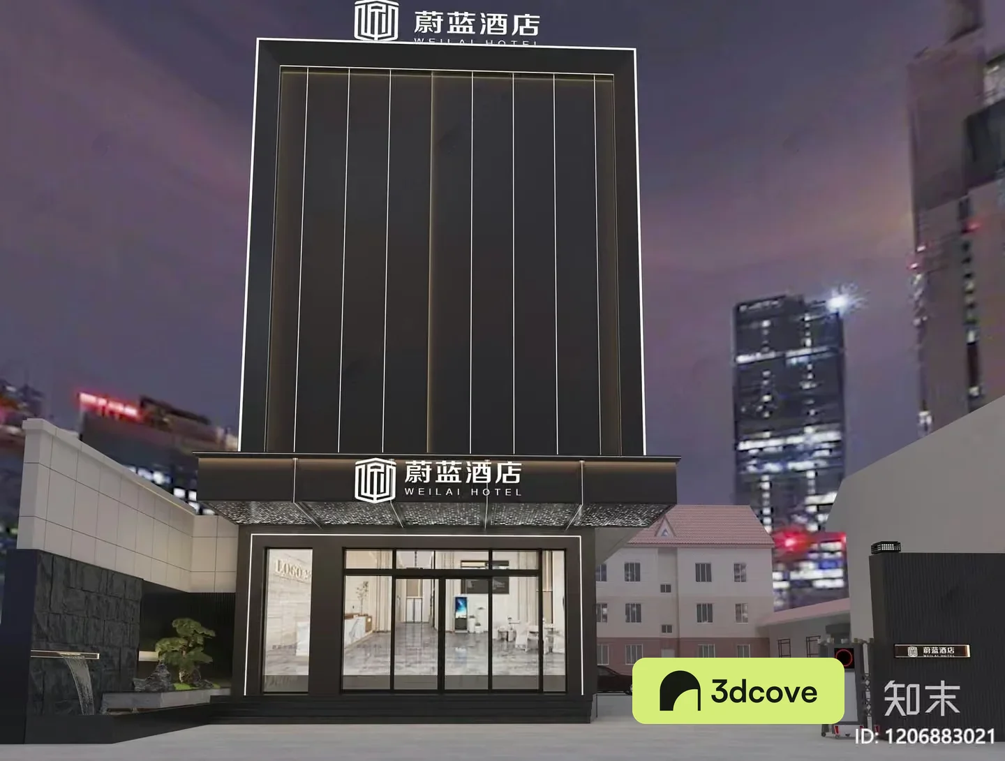 Modern Hotel Building