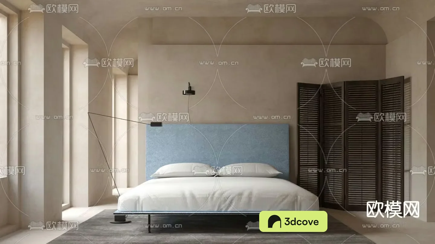 Bonaldo Italian double bed