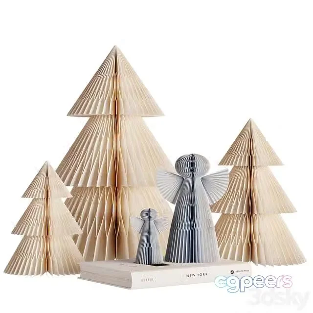 3ds Max Free – Paper decor set 01
