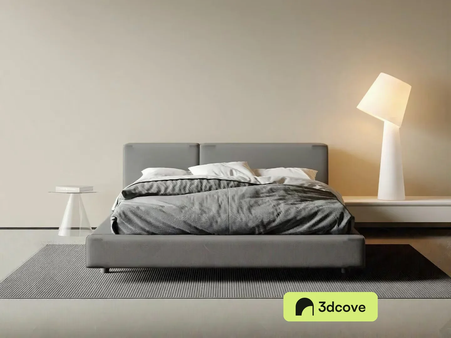 Modern Grey Bed