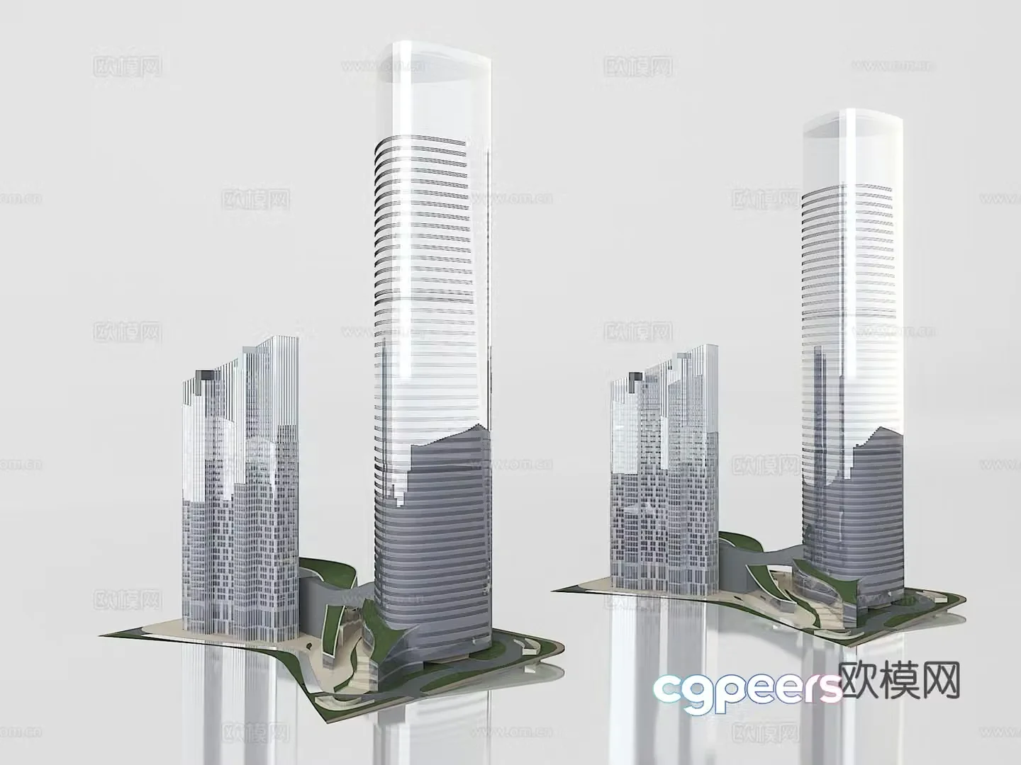 Building exterior 3d model