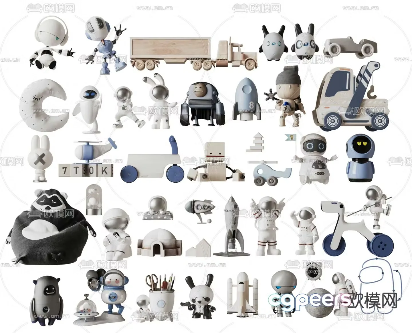 Children’s ornaments toys dolls dolls 3d model