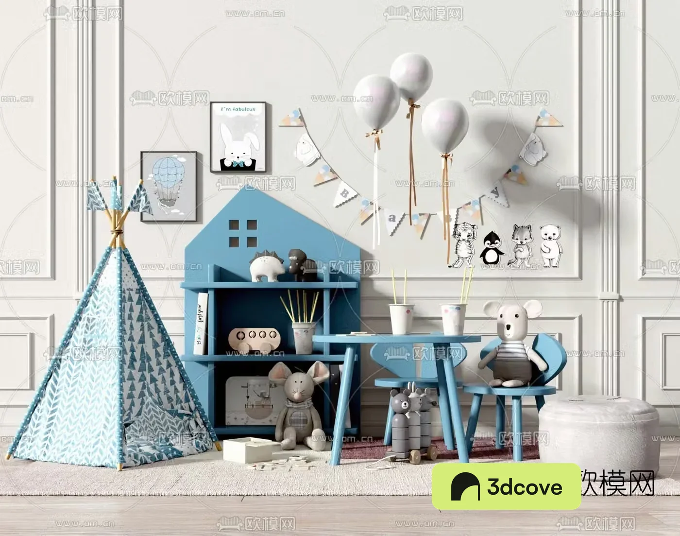 Simple European children’s tent children’s supplies