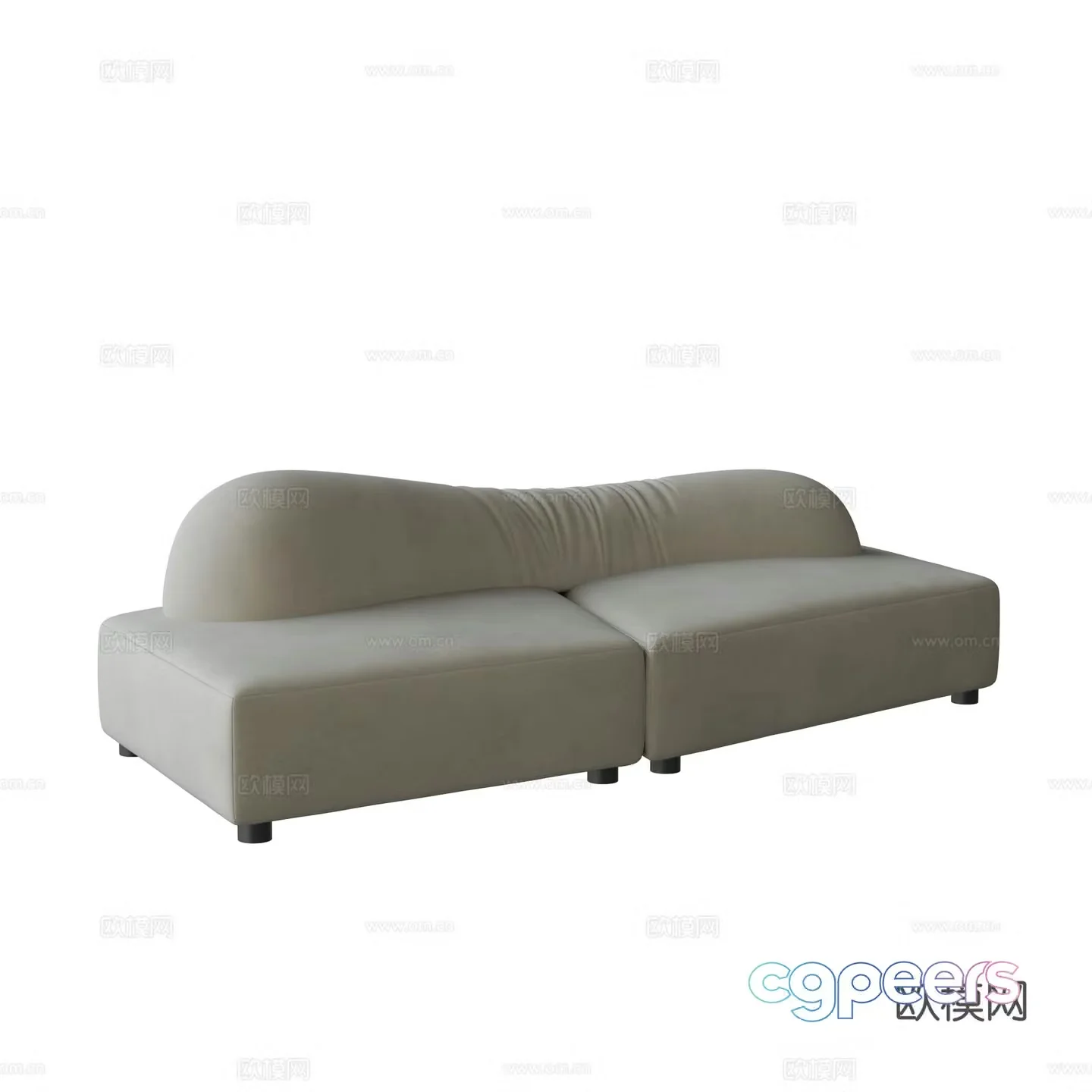 Special-shaped sofa 3d model