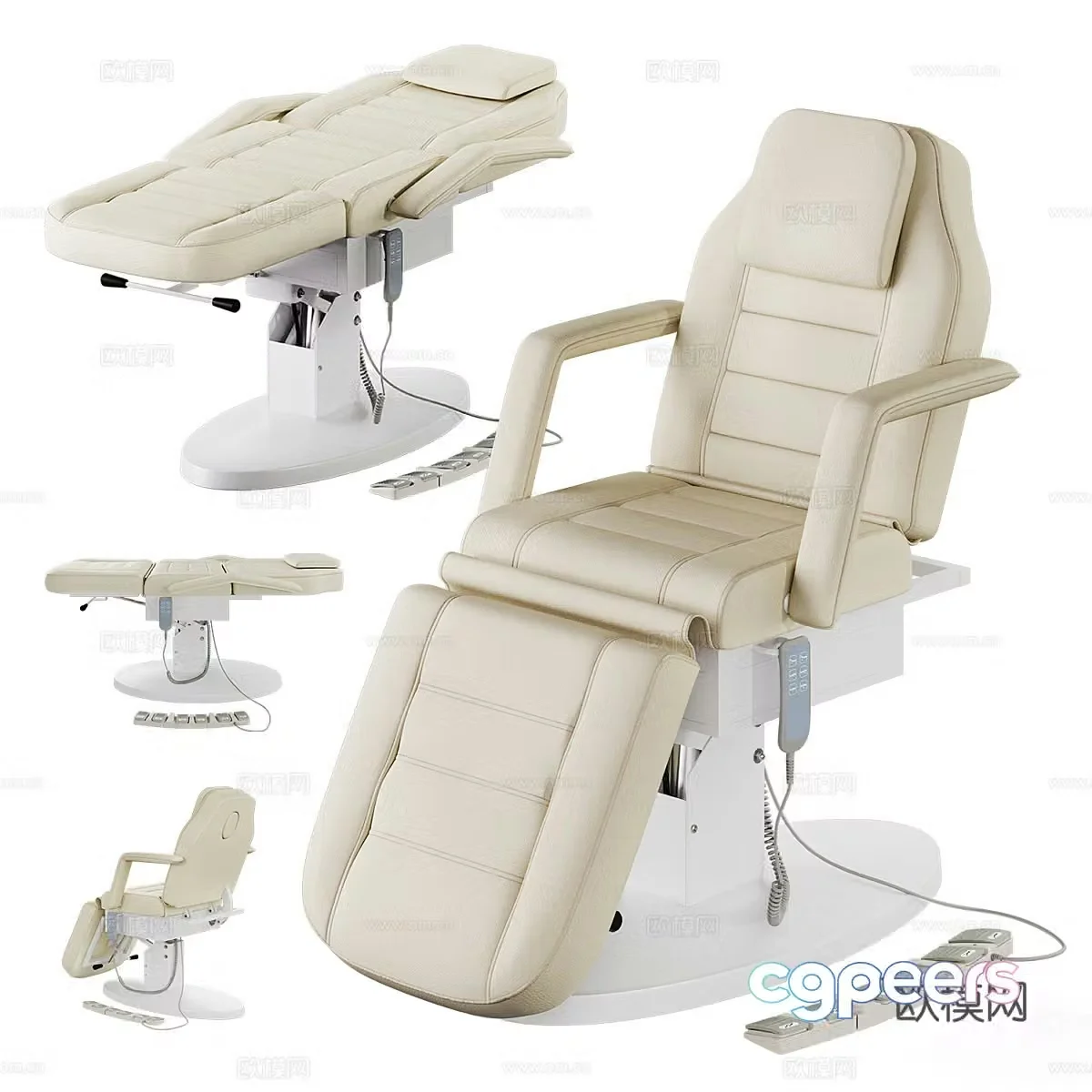Massage chair 3d model