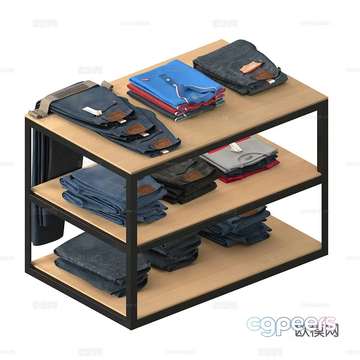 Levis Clothing Set 3D Model